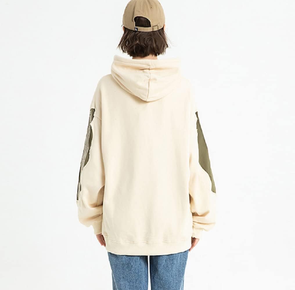YEOU Men's Fashion Pullover Hoodie Sweatshirt Fleece Y2K Harajuku Hip Hop Streetwear Casual Sweatshirt Hooded