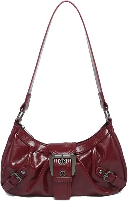 Y2k Purses for Women, Small Hobo Shoulder Bags Handbag Goth Punk Clutch Purse Trendy Underarm Bag