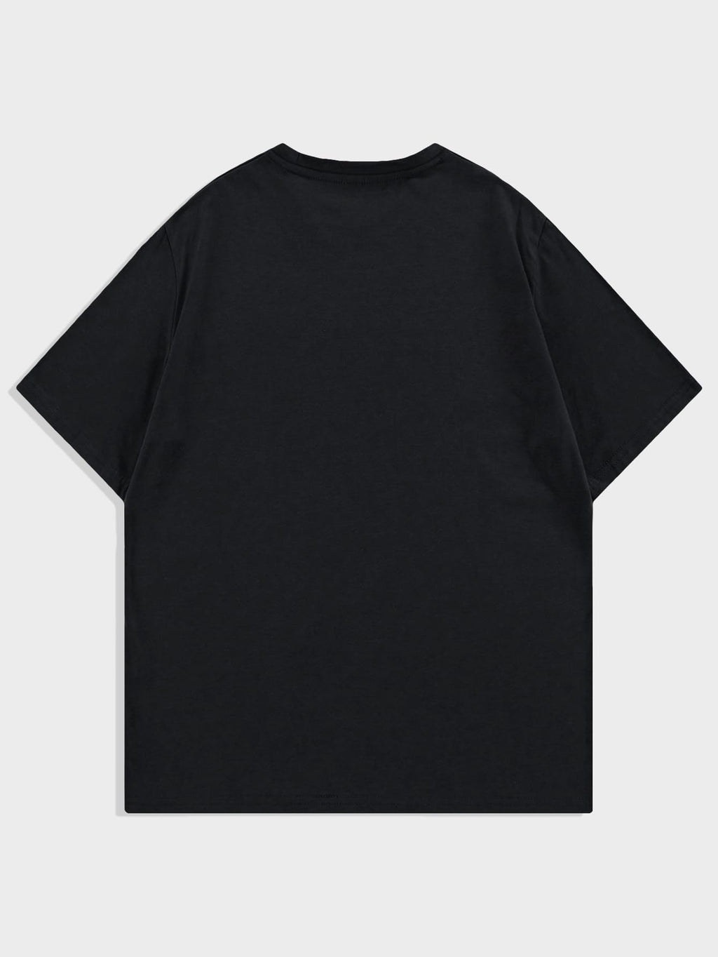 Verdusa Men's Letter Graphic Drop Shoulder T Shirts Casual Round Neck Tee Top