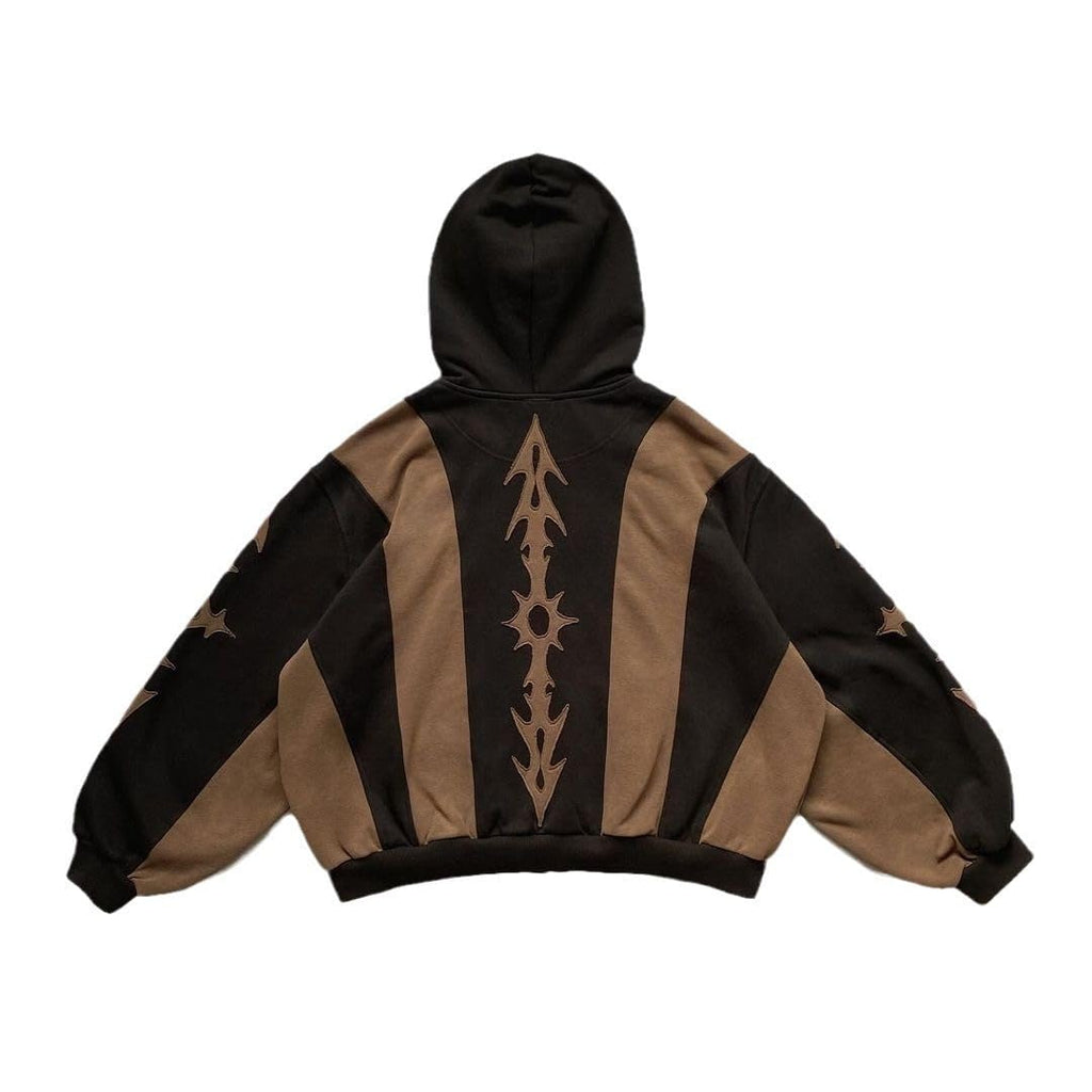 Y2K Hoodie Gothic Hoodie Sportswear Men's Retro Long Sleeve Hoodie Hip Hop High Street