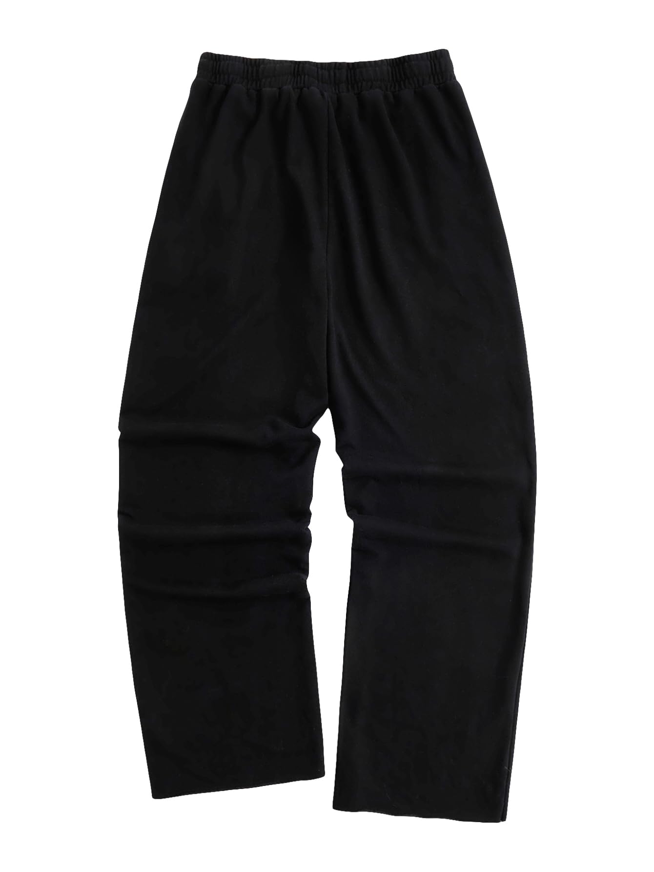 SOLY HUX Men's Y2k Baggy Sweatpants Straight Leg Drawstring Elastic Waist Hip Hop Casual Pants Streetwear