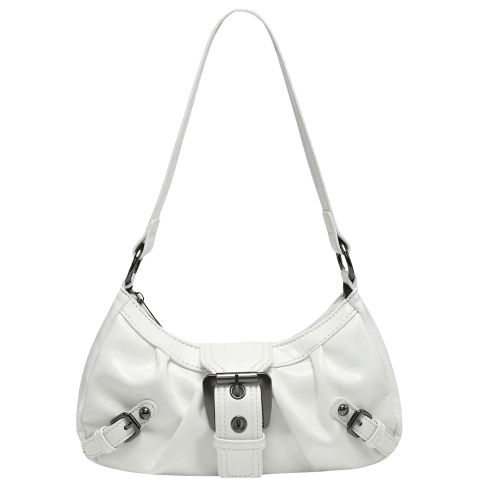 Y2k Purses for Women, Small Hobo Shoulder Bags Handbag Goth Punk Clutch Purse Trendy Underarm Bag