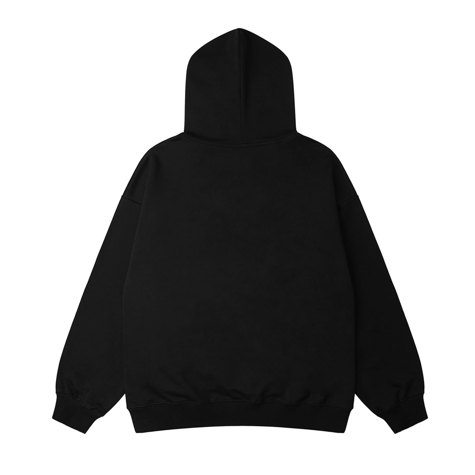 YEOU Men's Fashion Pullover Hoodie Sweatshirt Fleece Y2K Harajuku Hip Hop Streetwear Casual Sweatshirt Hooded