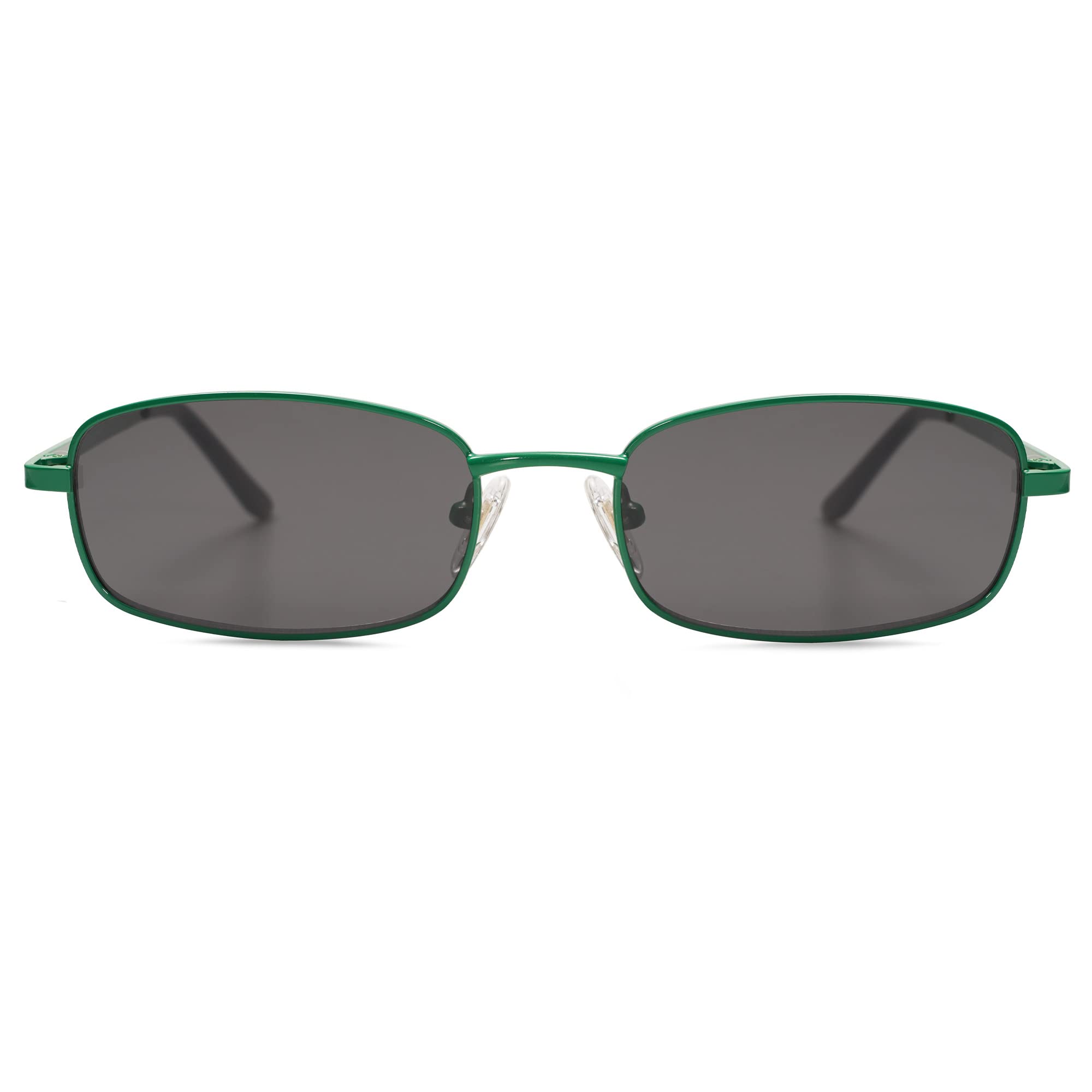 SOJOS Small Trendy Rectangle Sunglasses Womens Mens, Retro 80s 90s Y2k Chic Narrow Thin Skinny Sunnies SJ1187
