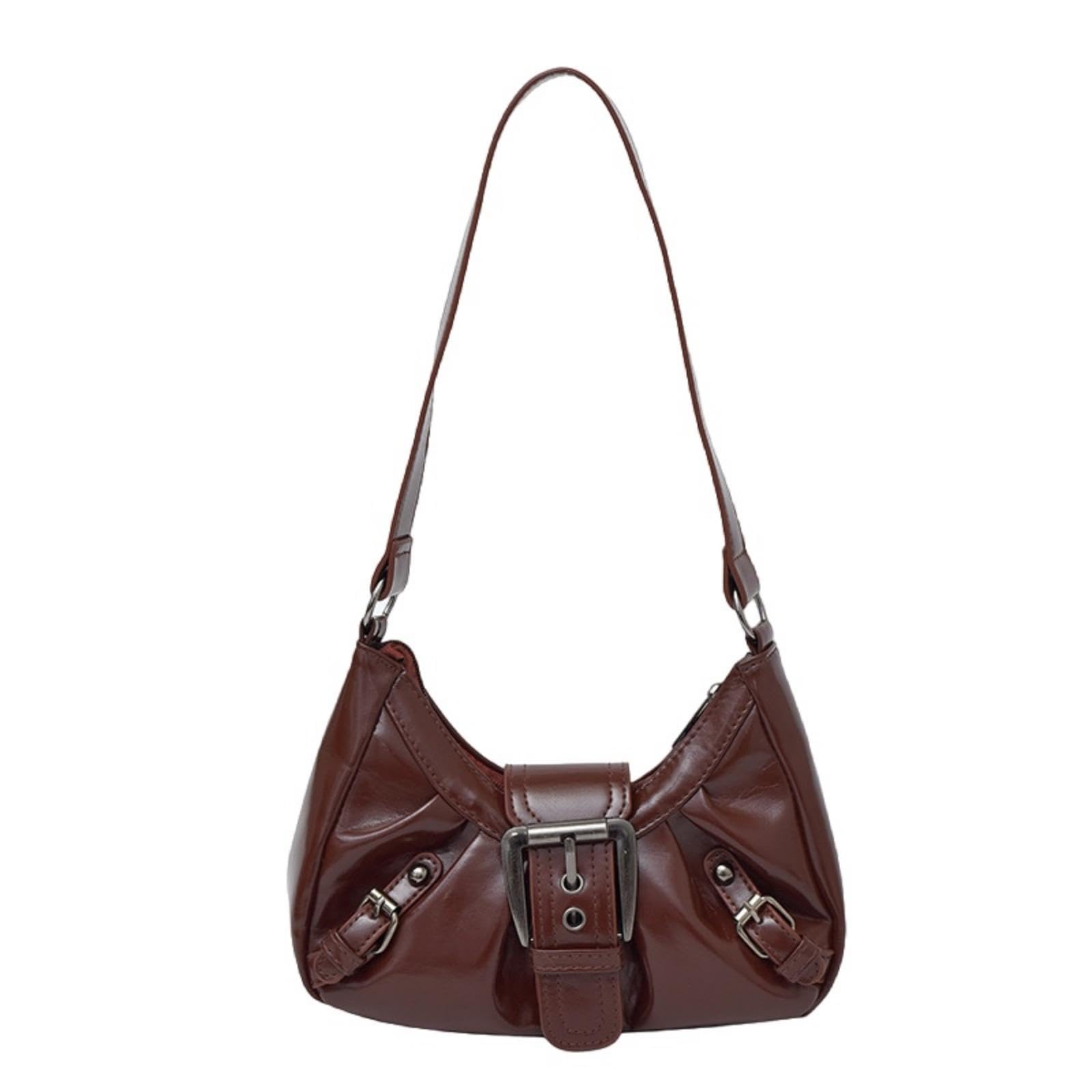 Y2k Purses for Women, Small Hobo Shoulder Bags Handbag Goth Punk Clutch Purse Trendy Underarm Bag