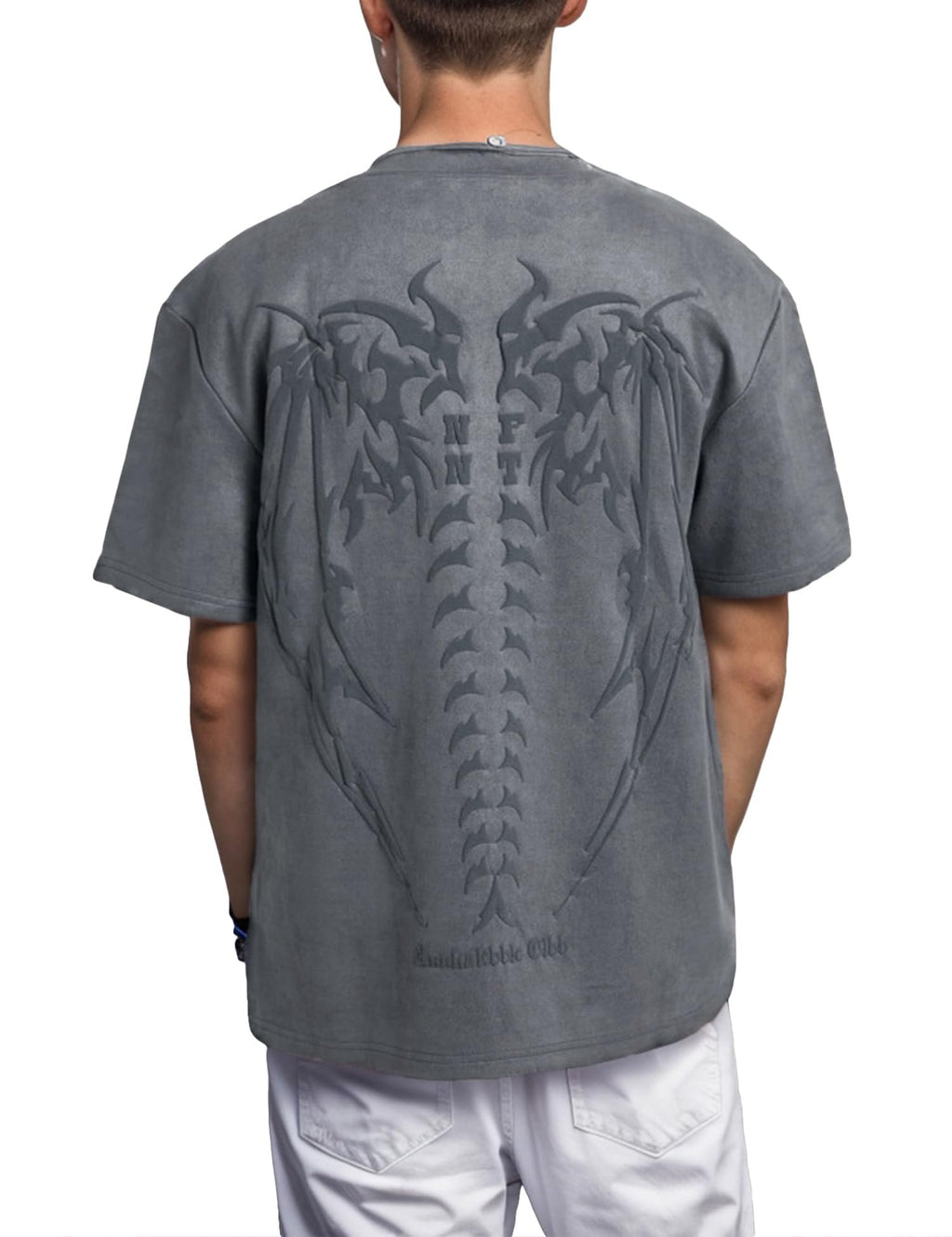 EMMIOL Mens Y2k Baggy Shirts Graphic Tees Oversized Crew Neck Short Sleeve Streetwear Tshirts Summer Tops 2025