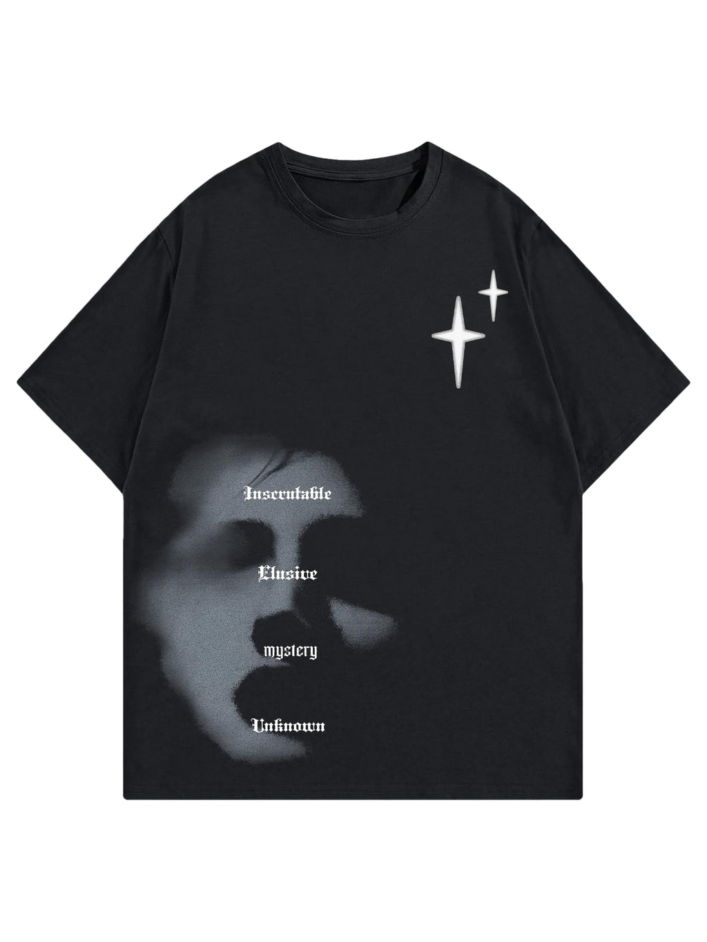 Verdusa Men's Letter Graphic Drop Shoulder T Shirts Casual Round Neck Tee Top