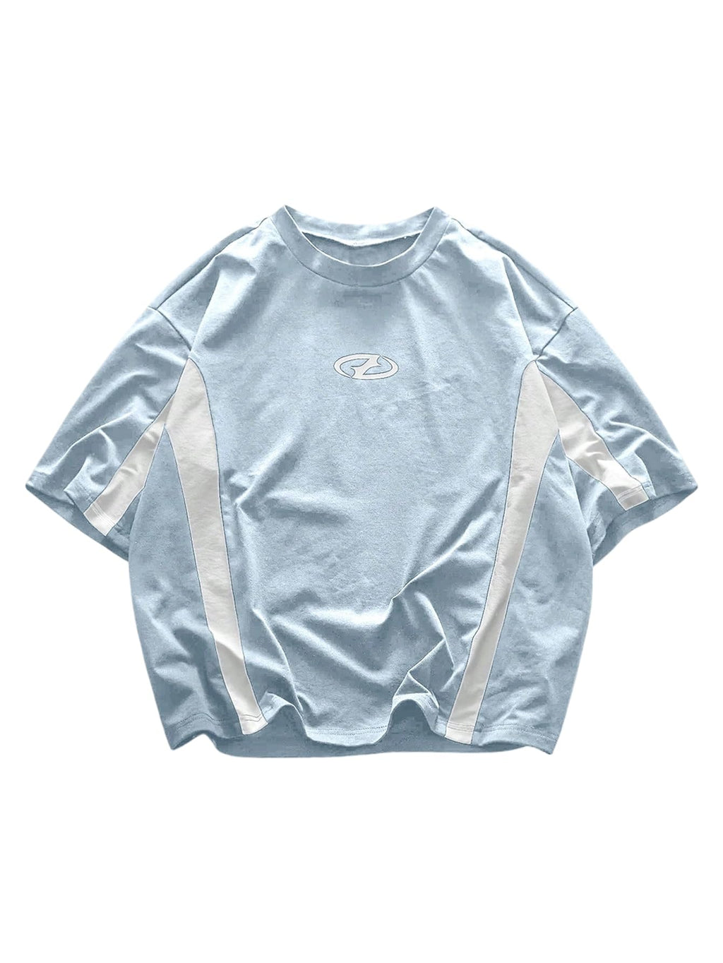 SOLY HUX Men's Short Sleeve T Shirts Streetwear Color Block Graphic Tees Unisex Casual Summer Tops