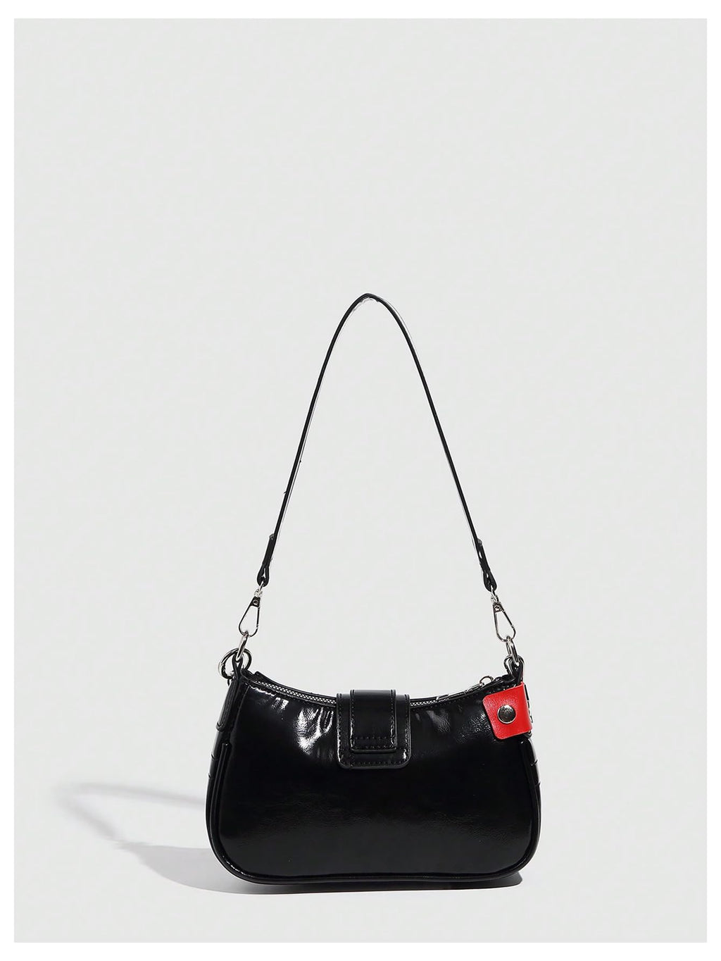 Verdusa Women's Y2k Star Embroidery Shoulder Bag Mini Chain Hobo Handbag Purses