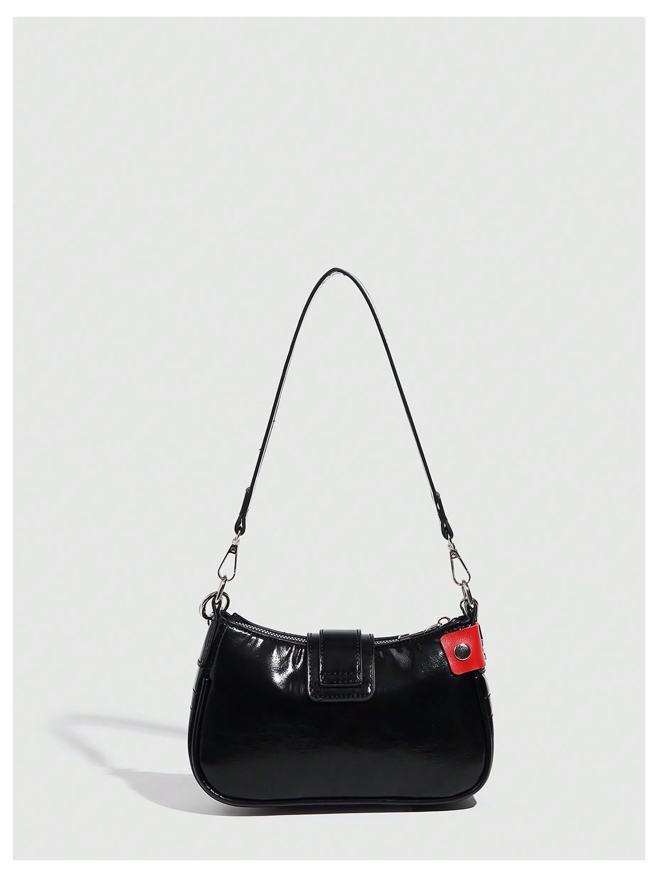 Verdusa Women's Y2k Star Embroidery Shoulder Bag Mini Chain Hobo Handbag Purses