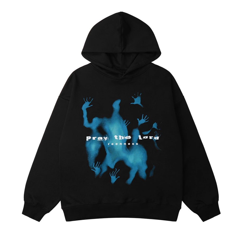 YEOU Men's Fashion Pullover Hoodie Sweatshirt Fleece Y2K Harajuku Hip Hop Streetwear Casual Sweatshirt Hooded