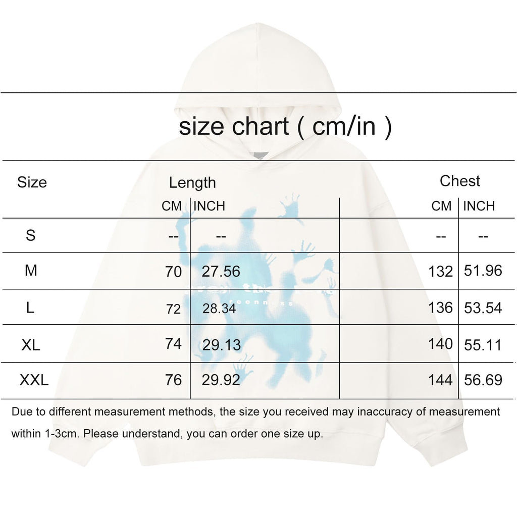 YEOU Men's Fashion Pullover Hoodie Sweatshirt Fleece Y2K Harajuku Hip Hop Streetwear Casual Sweatshirt Hooded