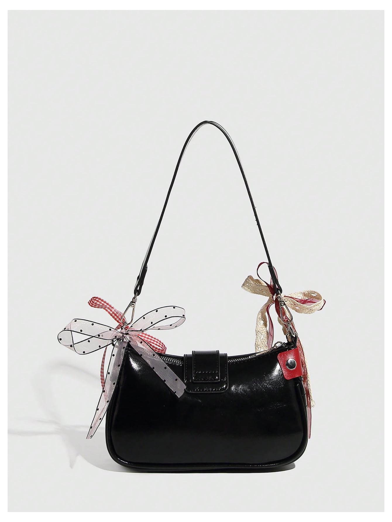 Verdusa Women's Y2k Star Embroidery Shoulder Bag Mini Chain Hobo Handbag Purses