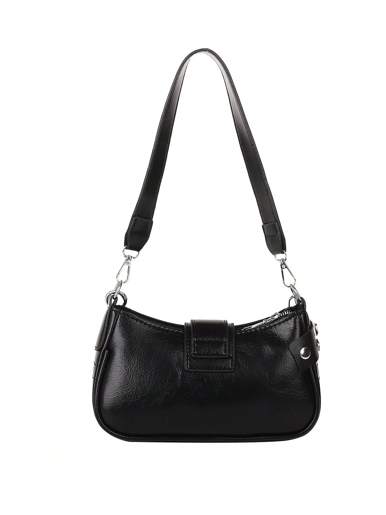 Verdusa Women's Y2k Star Embroidery Shoulder Bag Mini Chain Hobo Handbag Purses