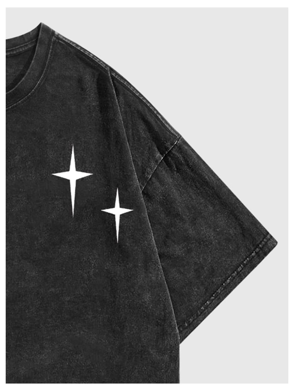 Verdusa Men's Letter Graphic Drop Shoulder T Shirts Casual Round Neck Tee Top