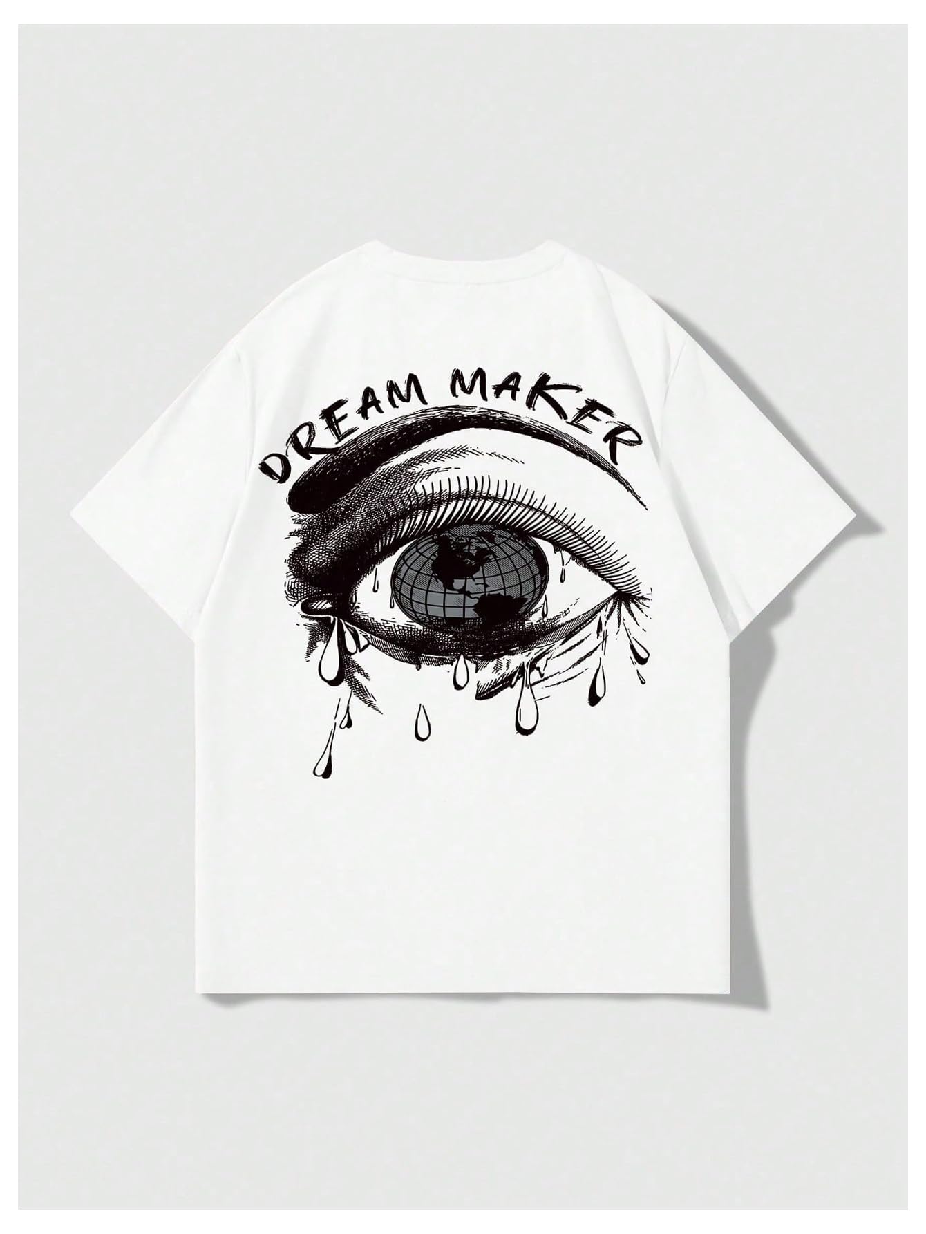 Men's 4 Piece Y2K Graphic Tees Short Sleeve Casual Crew Neck Summer Cool T-Shirts Top