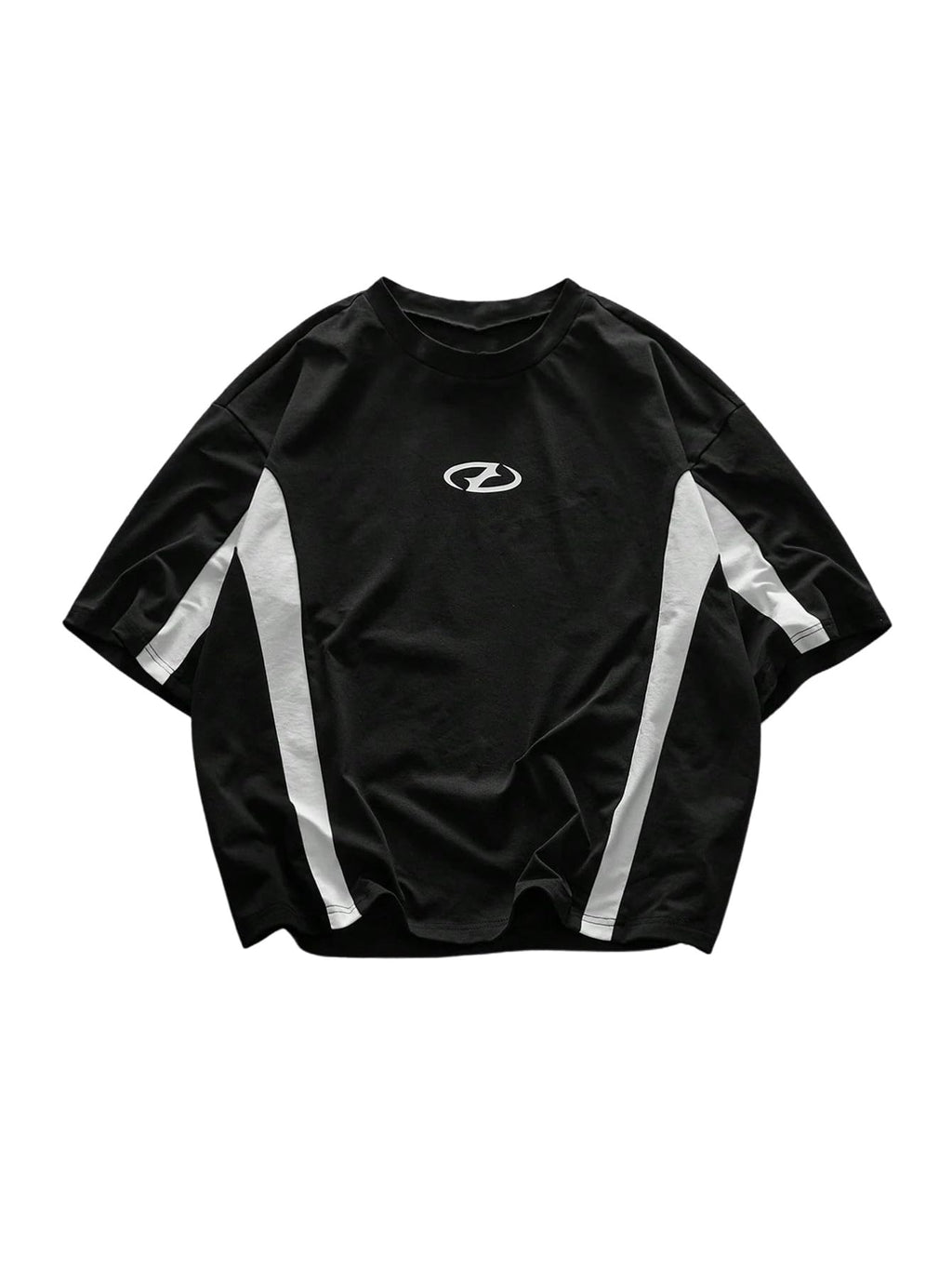 SOLY HUX Men's Short Sleeve T Shirts Streetwear Color Block Graphic Tees Unisex Casual Summer Tops