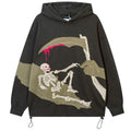 YEOU Men's Fashion Pullover Hoodie Sweatshirt Fleece Y2K Harajuku Hip Hop Streetwear Casual Sweatshirt Hooded