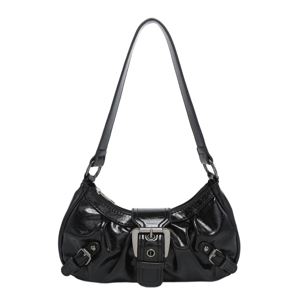 Y2k Purses for Women, Small Hobo Shoulder Bags Handbag Goth Punk Clutch Purse Trendy Underarm Bag