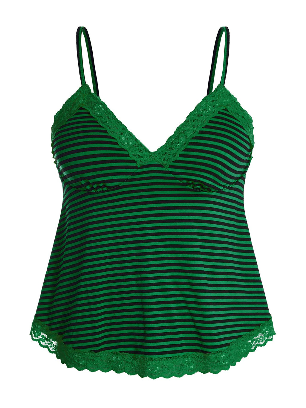 SOLY HUX Womens Y2K Lace Cami Sleeveless Striped Spaghetti Strap Camisole Gothic Babydoll Tops