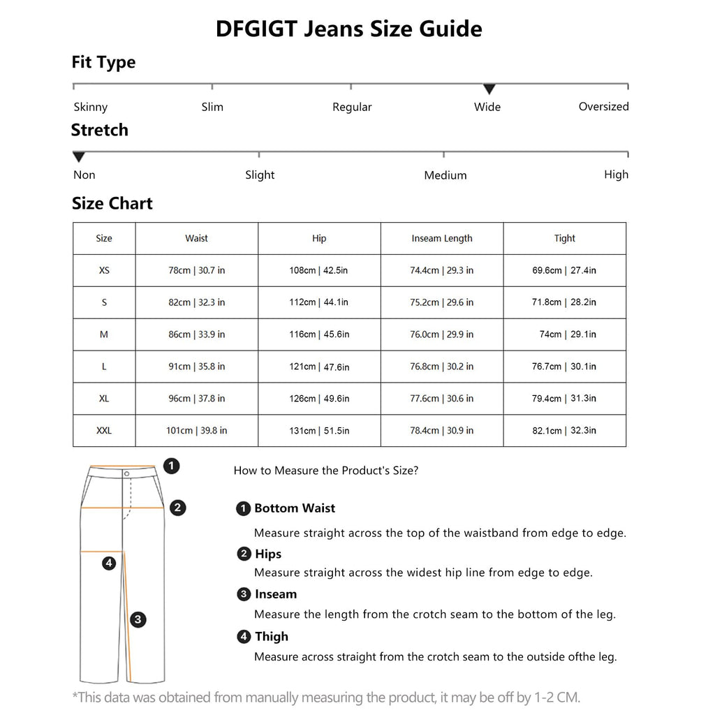 Mens Streetwear Hip Hop Baggy Jeans Wide Leg Skater Denim Pants Loose Long Trousers
