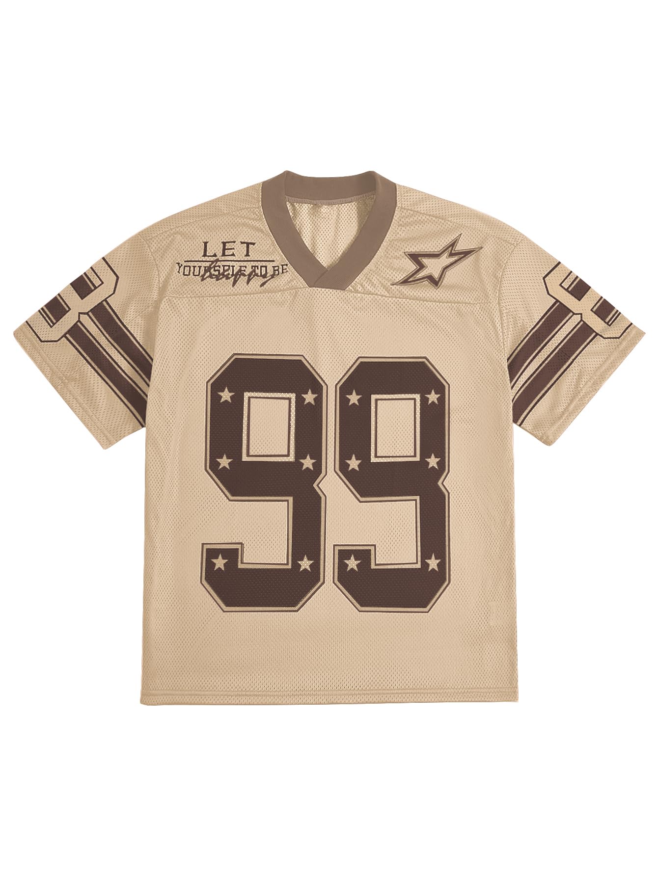 SOLY HUX Mens Jersey Y2k Baggy Shirts Graphic Tees Oversized V Neck Tshirts Summer Tops
