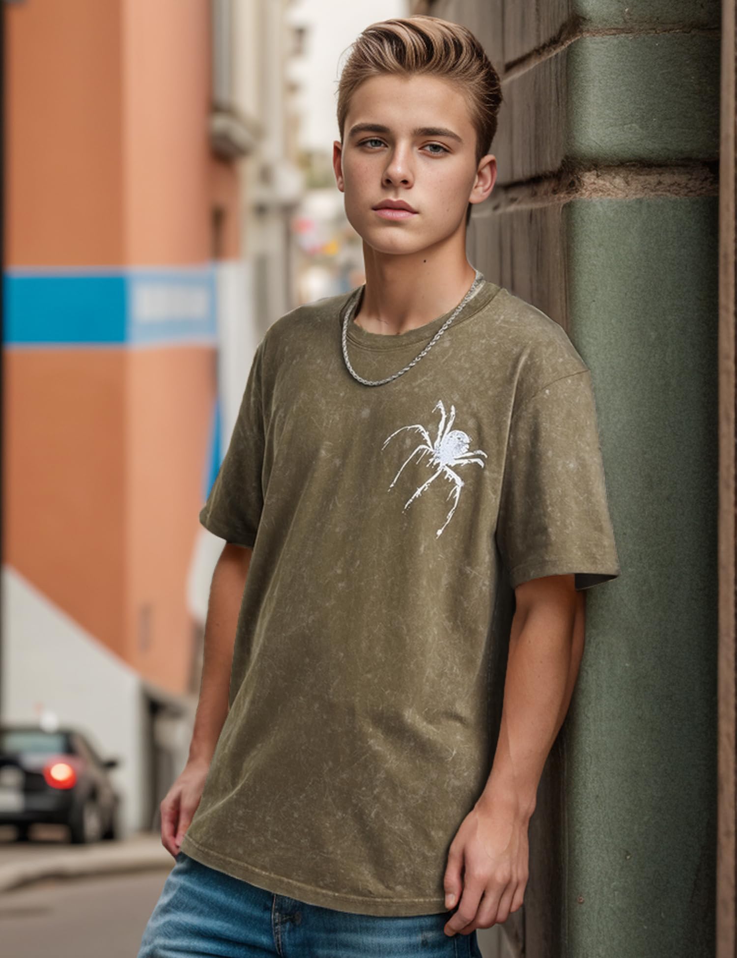 EMMIOL Mens Y2k Baggy Shirts Graphic Tees Oversized Crew Neck Short Sleeve Streetwear Tshirts Summer Tops 2025