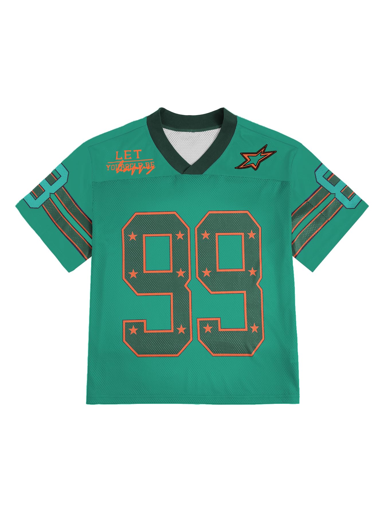 SOLY HUX Mens Jersey Y2k Baggy Shirts Graphic Tees Oversized V Neck Tshirts Summer Tops
