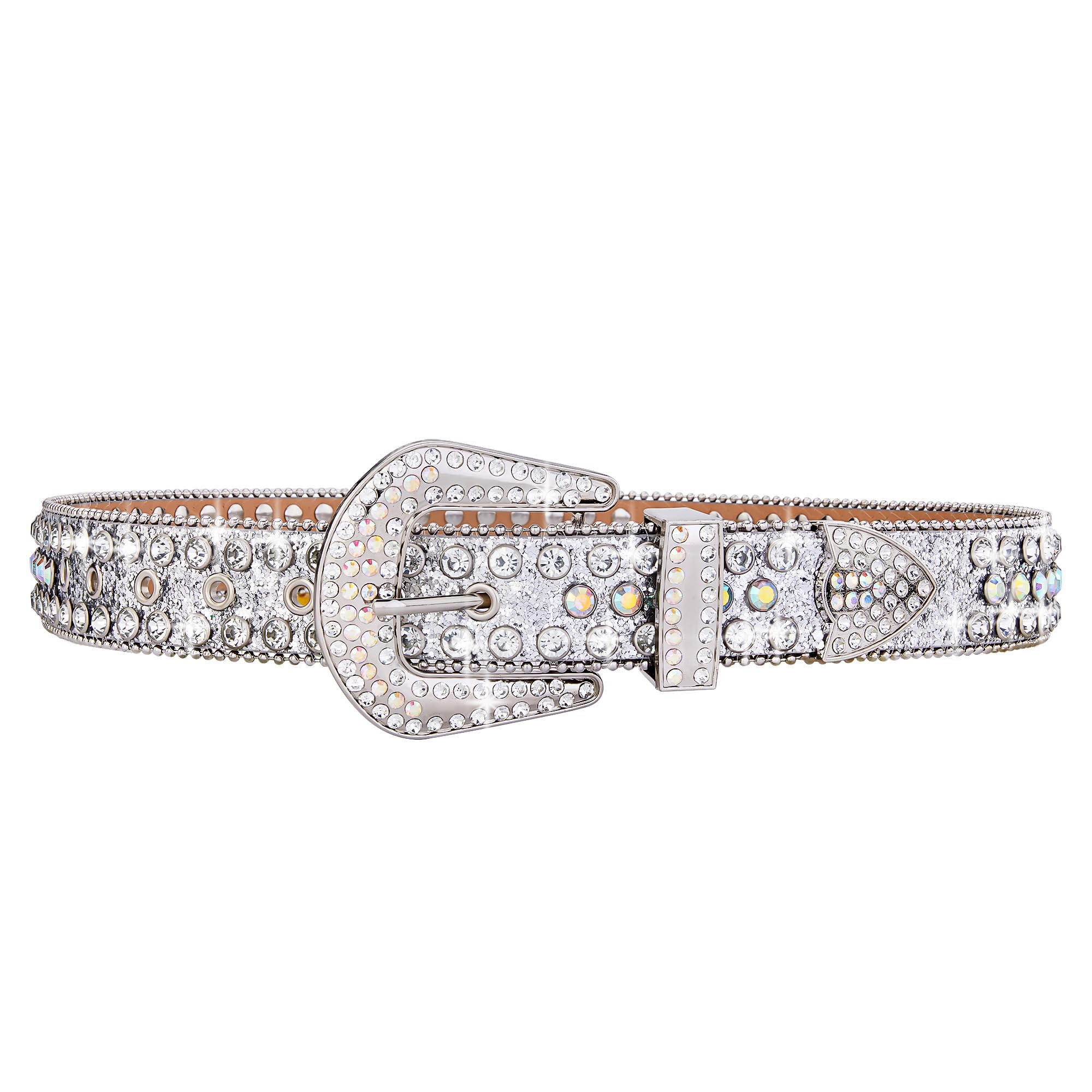 Studded Rhinestone Belts For Men Women Luxury BB Belt Y2K Bling Design Leather Shiny Diamond Christmas Gifts Belt