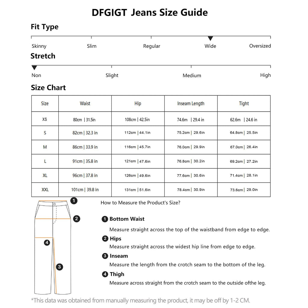 Mens Streetwear Hip Hop Baggy Jeans Wide Leg Skater Denim Pants Loose Long Trousers