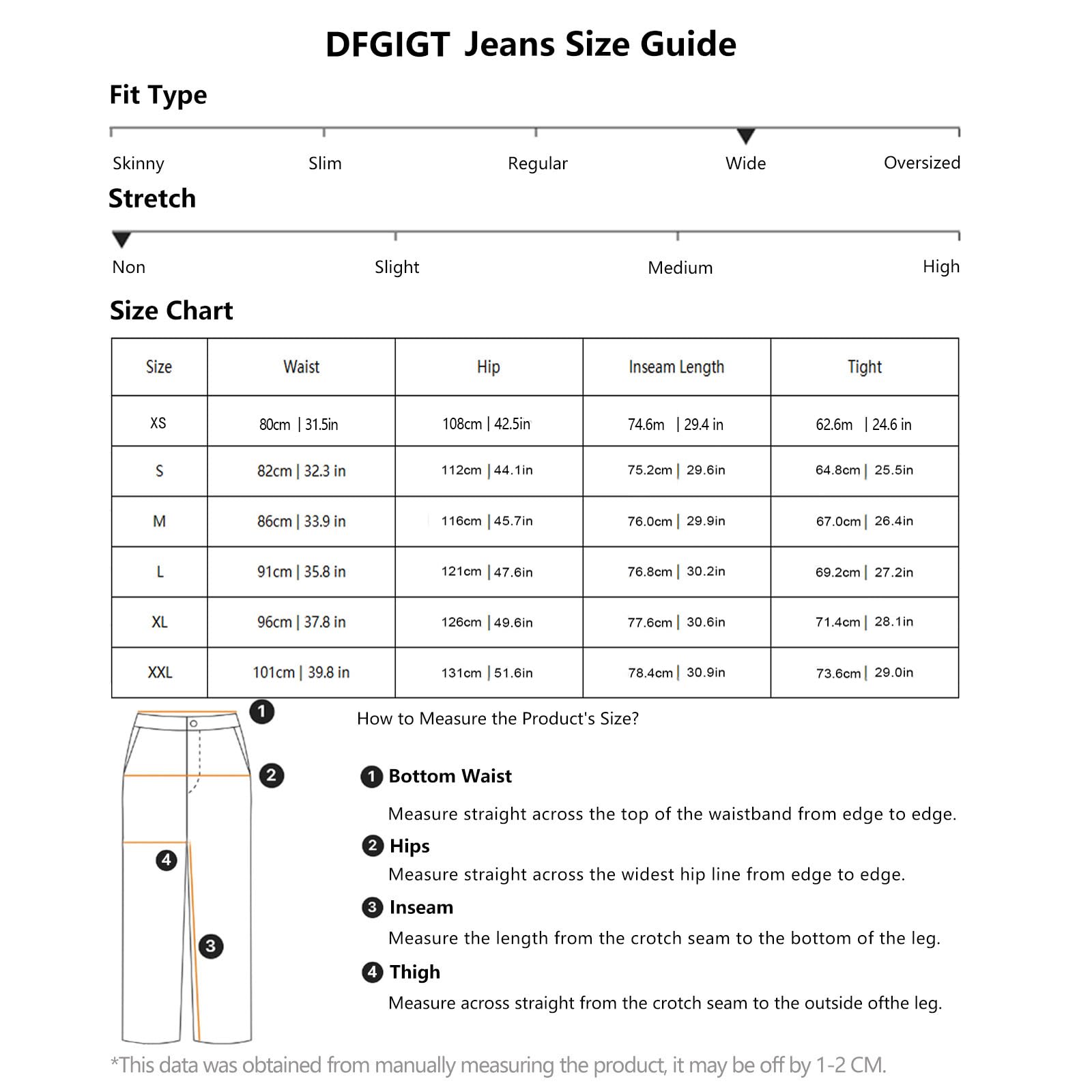 Mens Streetwear Hip Hop Baggy Jeans Wide Leg Skater Denim Pants Loose Long Trousers