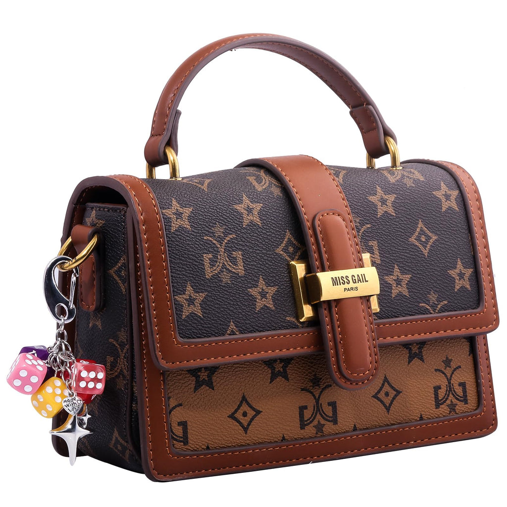 8 Ball Dice Charm Keychain - Cute Bag Purse Handbag Accessories - Y2K Aesthetic Key Chain for Women Men