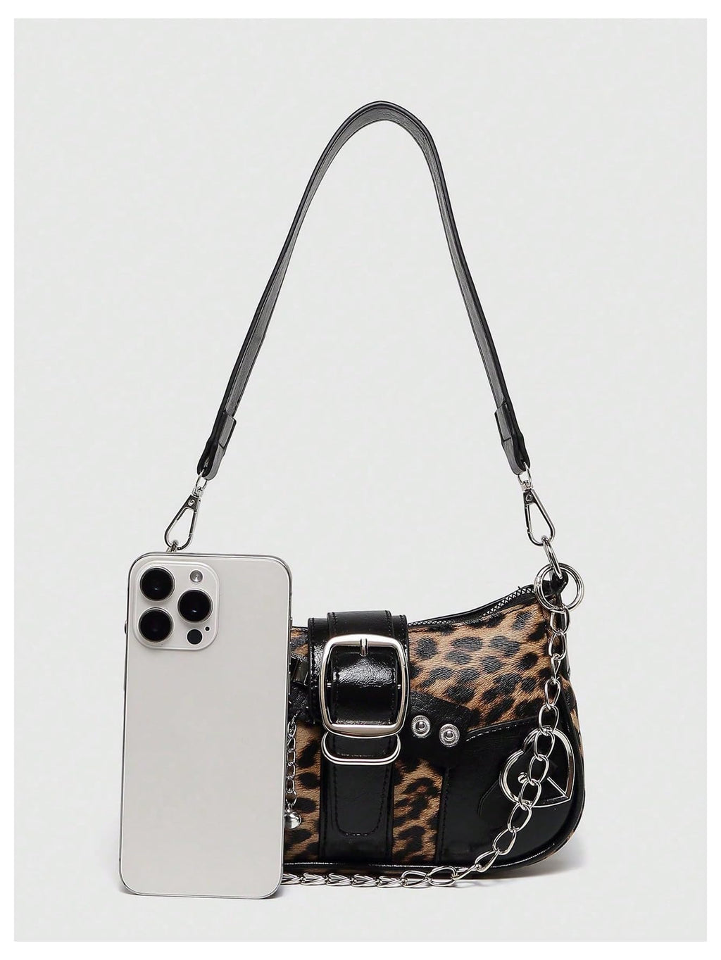 Verdusa Women's Y2k Star Embroidery Shoulder Bag Mini Chain Hobo Handbag Purses
