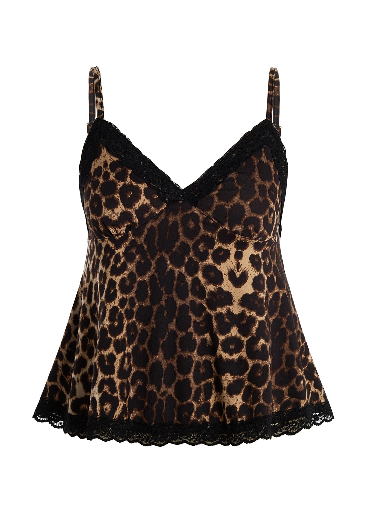 SOLY HUX Womens Y2K Lace Cami Sleeveless Striped Spaghetti Strap Camisole Gothic Babydoll Tops