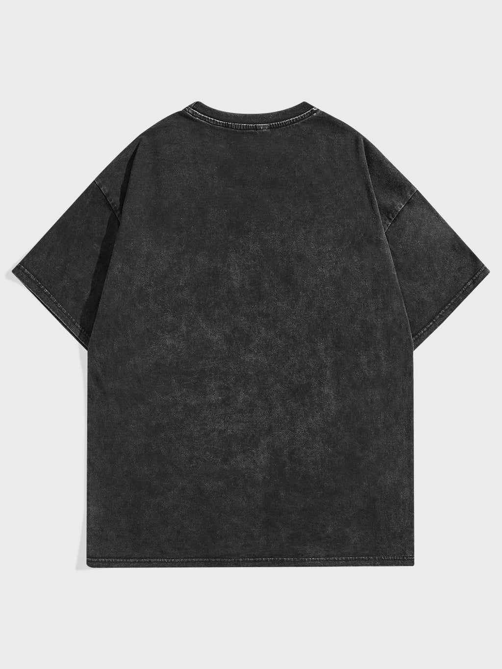 Verdusa Men's Letter Graphic Drop Shoulder T Shirts Casual Round Neck Tee Top