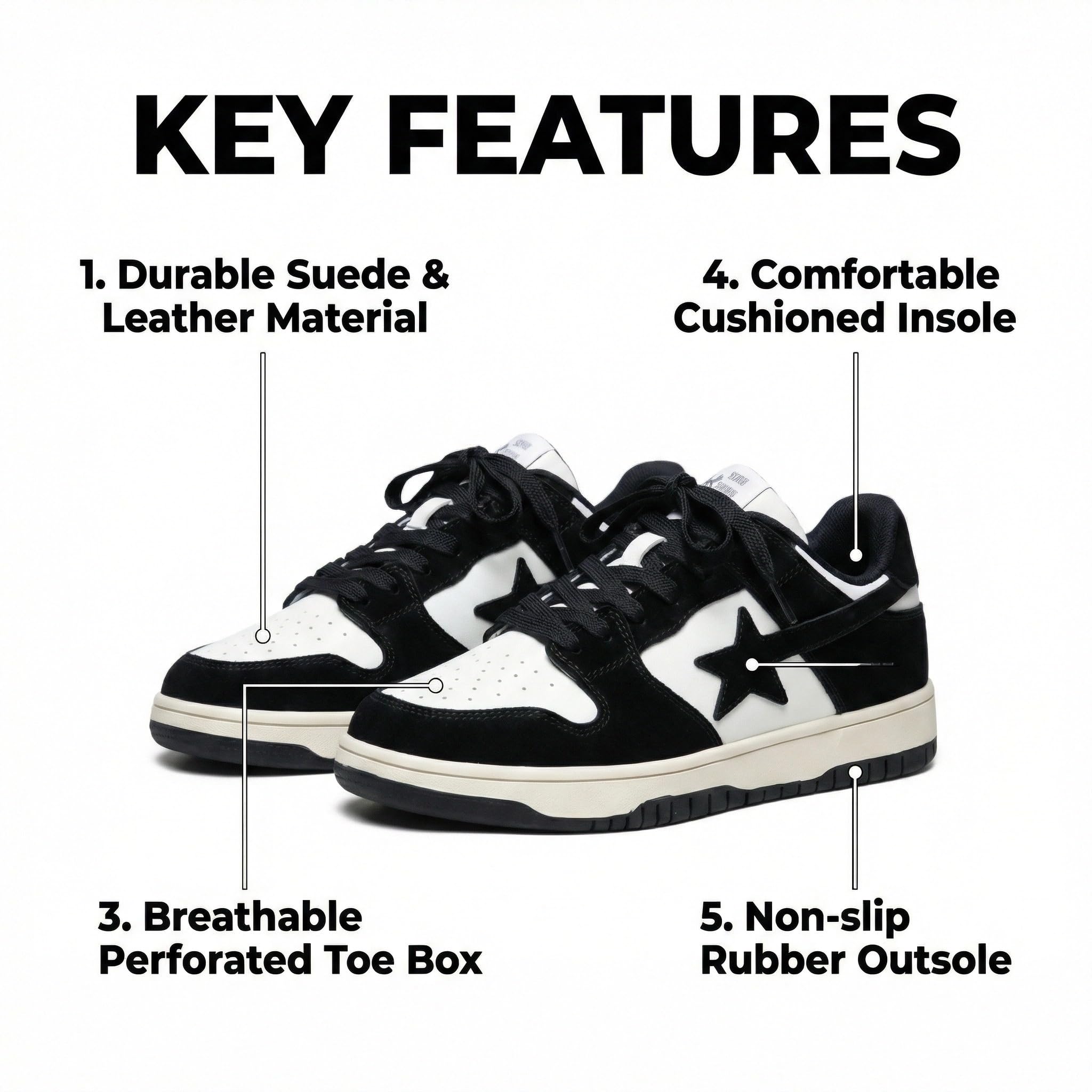 Canvas Y2K Vintage Star Pattern Lace Up Sneakers Lightweight Fashion Non Slip Casual Shoes for Teens Outdoor School Streetwear Best Friend Look Pink Outfit