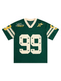 SOLY HUX Mens Jersey Y2k Baggy Shirts Graphic Tees Oversized V Neck Tshirts Summer Tops