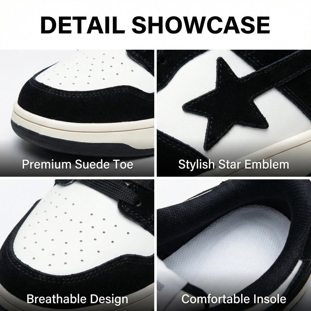 Canvas Y2K Vintage Star Pattern Lace Up Sneakers Lightweight Fashion Non Slip Casual Shoes for Teens Outdoor School Streetwear Best Friend Look Pink Outfit