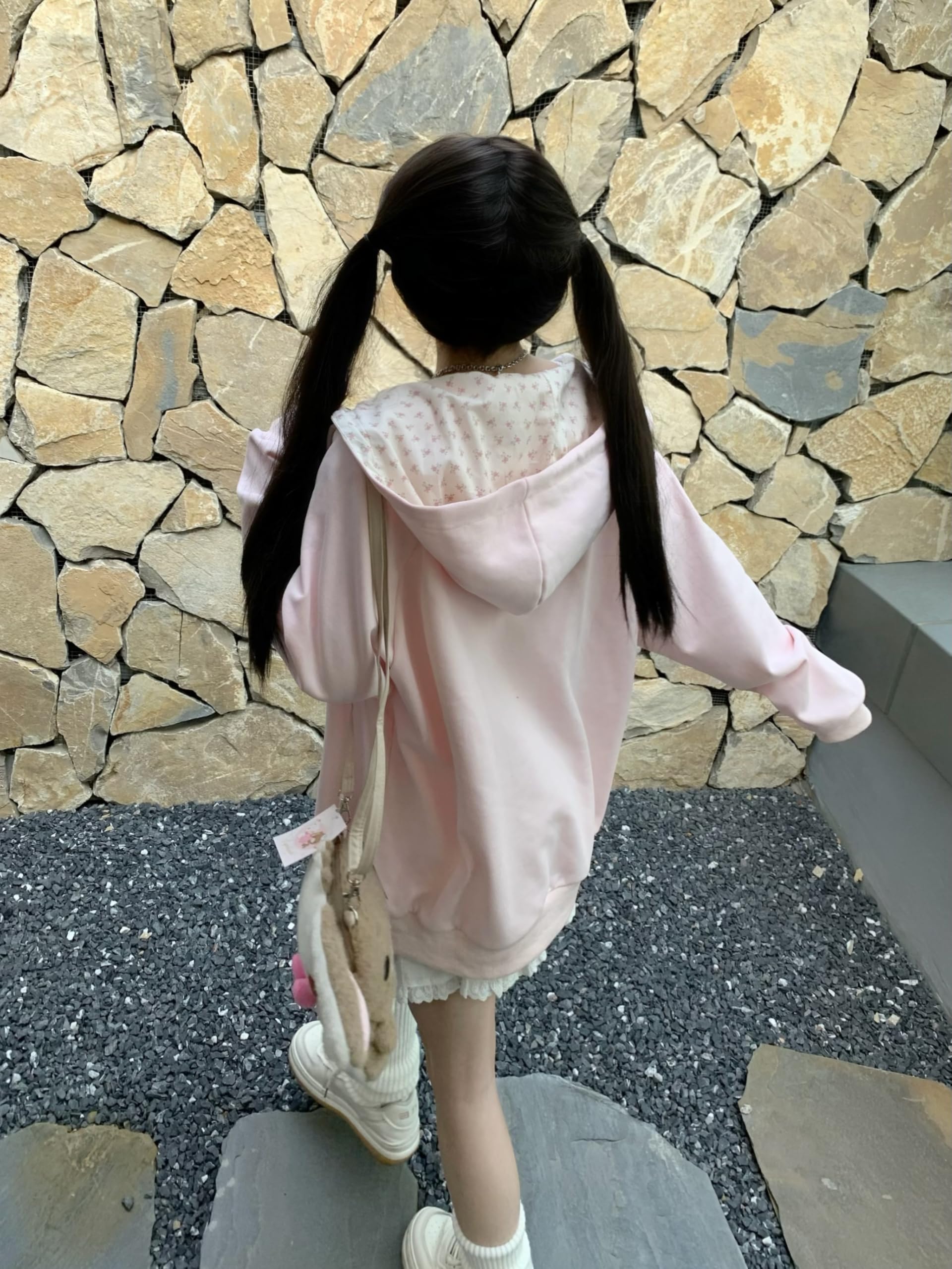 Womens Y2K Zip Up Cute Graphic Hoodies Cat Ears Casual Cartoon Harajuku Kawaii Clothes Oversize Streetwear Jacket