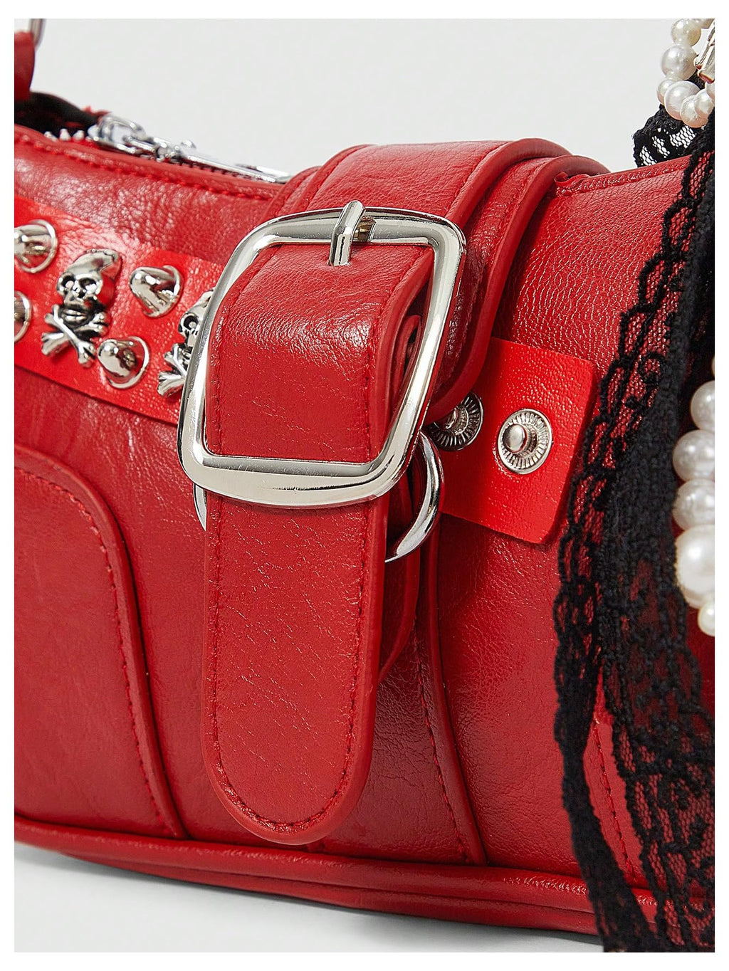 Verdusa Women's Y2k Star Embroidery Shoulder Bag Mini Chain Hobo Handbag Purses