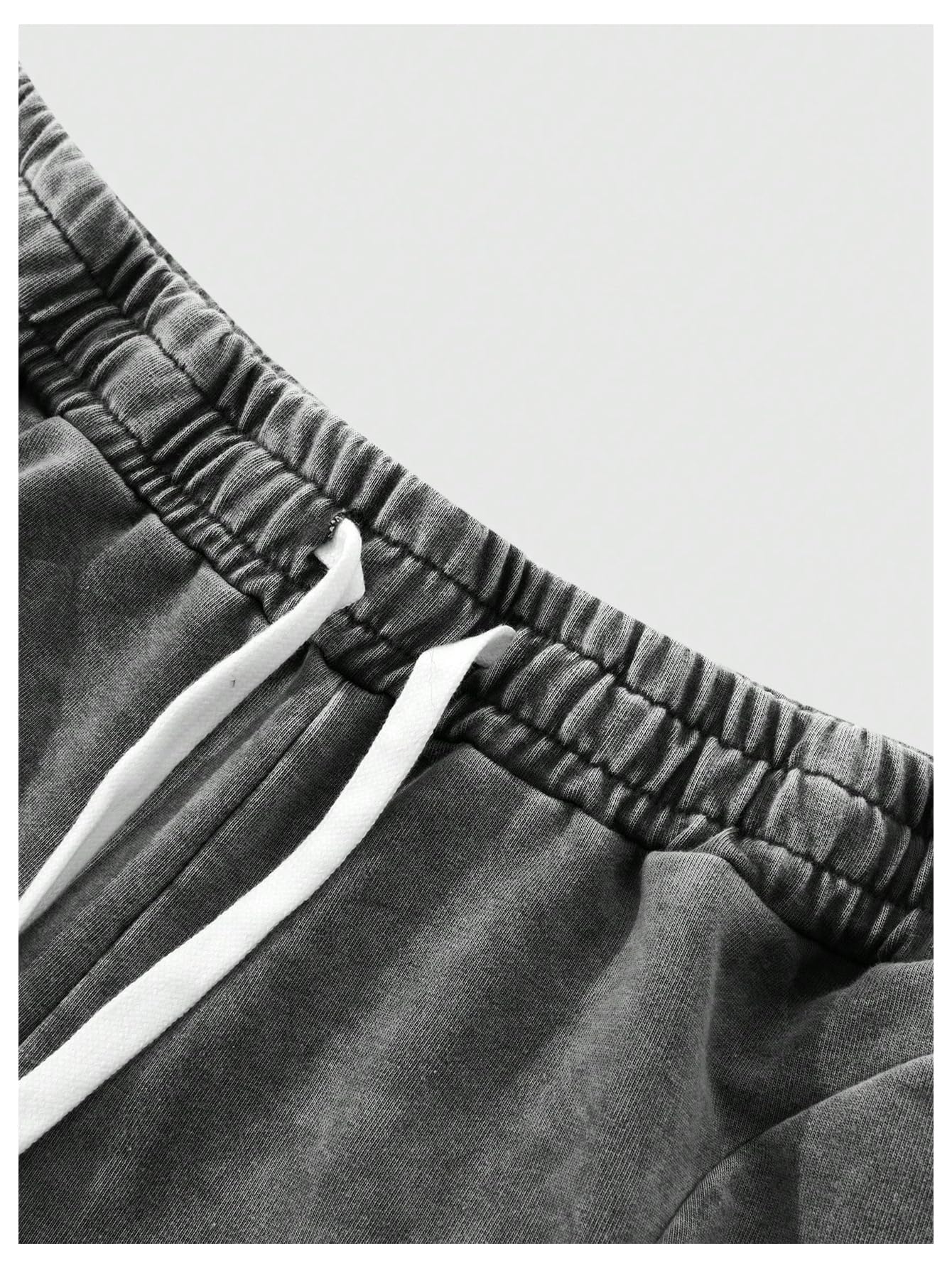 SOLY HUX Men's Y2k Baggy Sweatpants Straight Leg Drawstring Elastic Waist Hip Hop Casual Pants Streetwear
