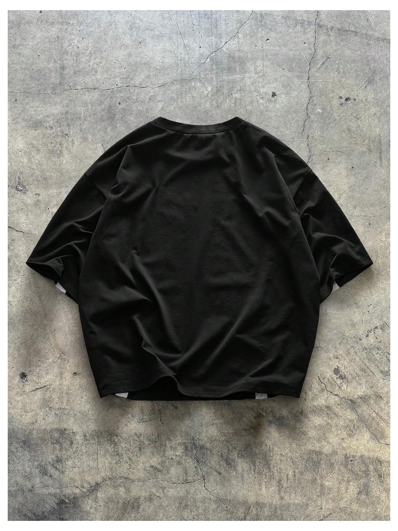 SOLY HUX Men's Short Sleeve T Shirts Streetwear Color Block Graphic Tees Unisex Casual Summer Tops