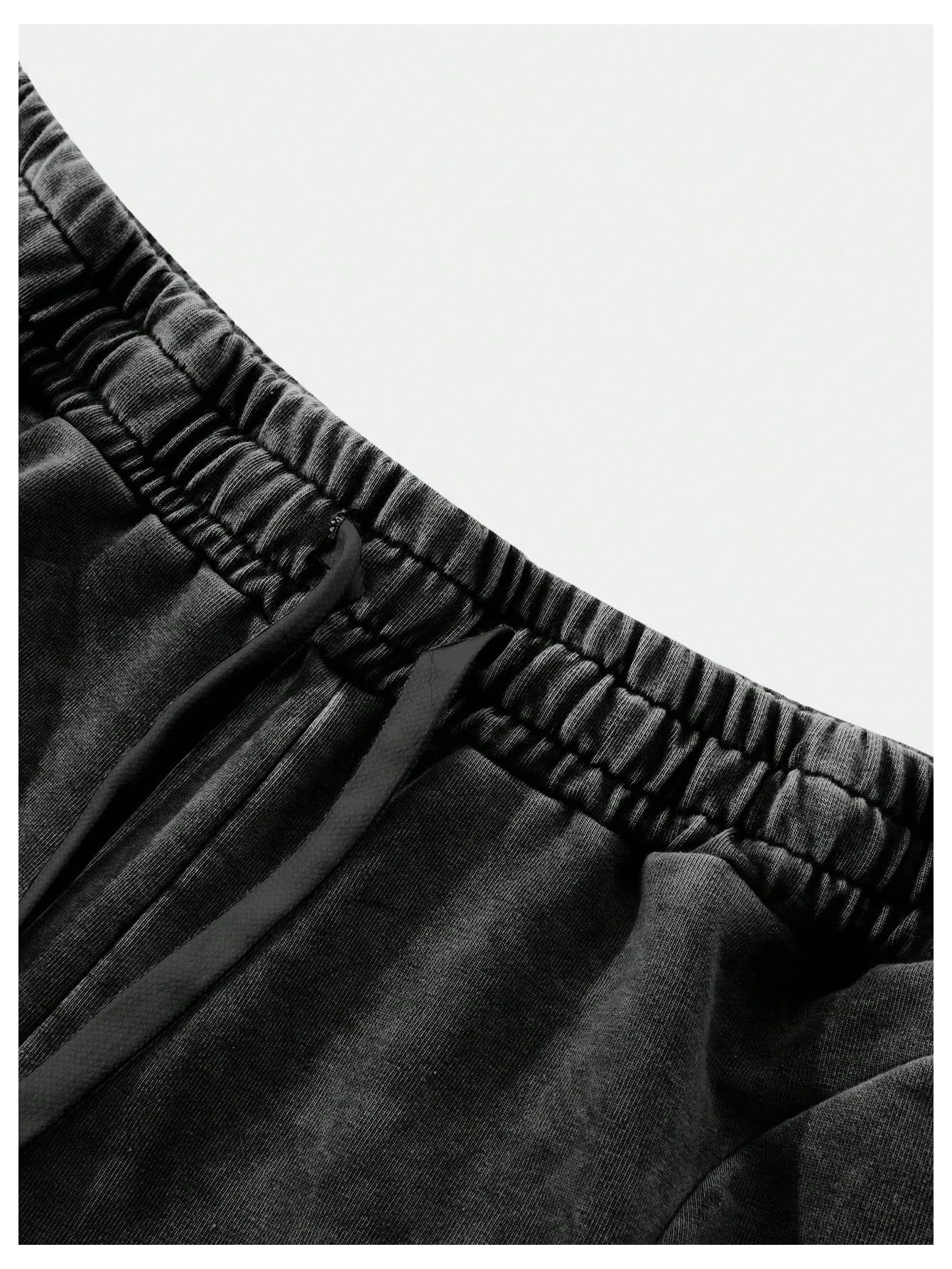 SOLY HUX Men's Y2k Baggy Sweatpants Straight Leg Drawstring Elastic Waist Hip Hop Casual Pants Streetwear
