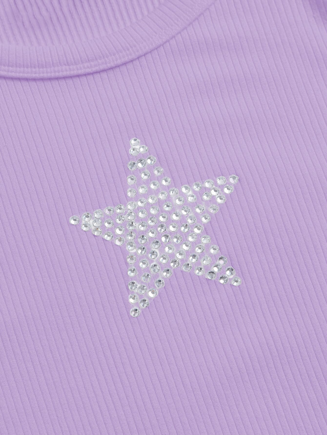 SOLY HUX Women's Tank Tops Y2K Sleeveless Ribbed Star Crop Tank Top Summer Going Out Tops