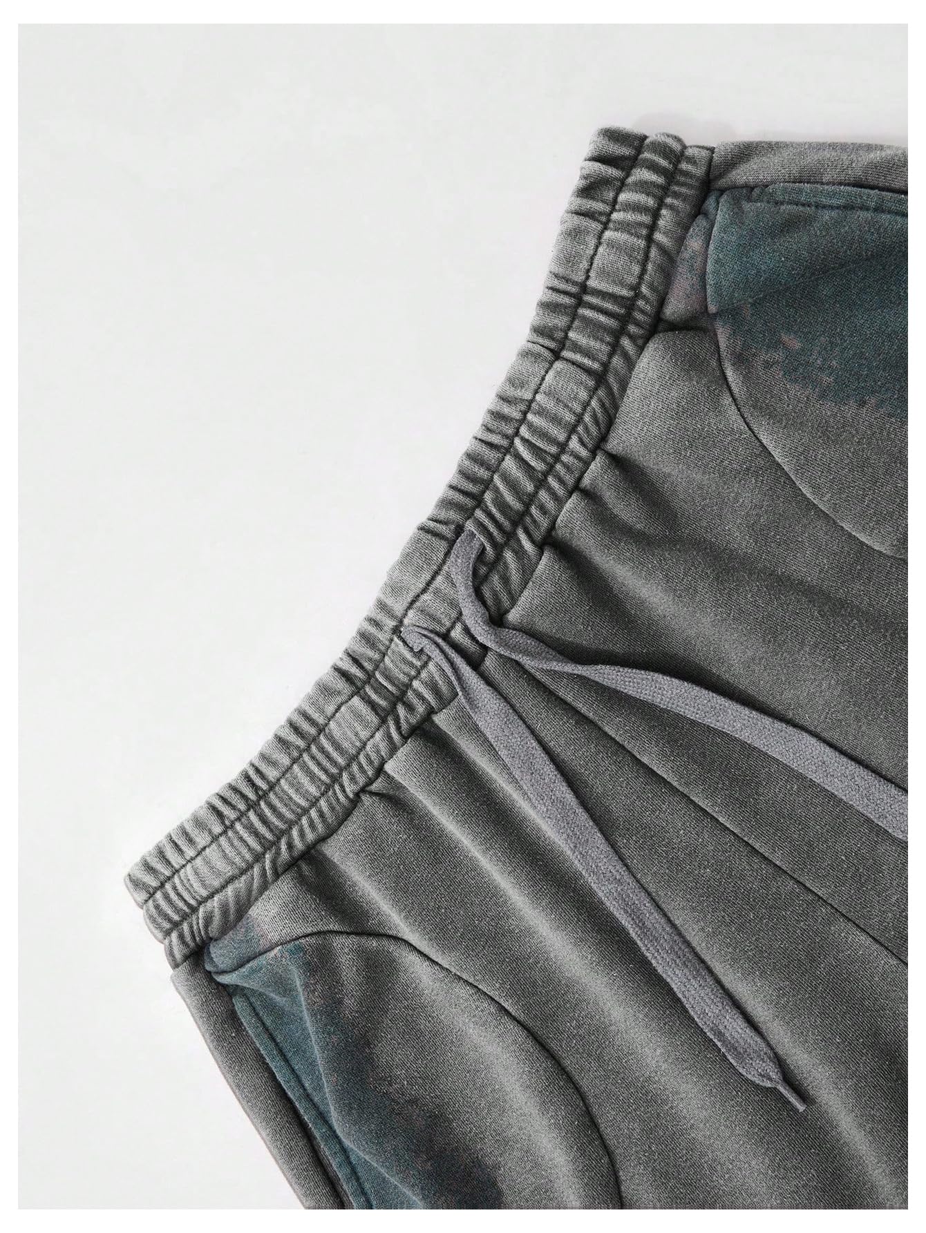 SOLY HUX Men's Y2k Baggy Sweatpants Straight Leg Drawstring Elastic Waist Hip Hop Casual Pants Streetwear