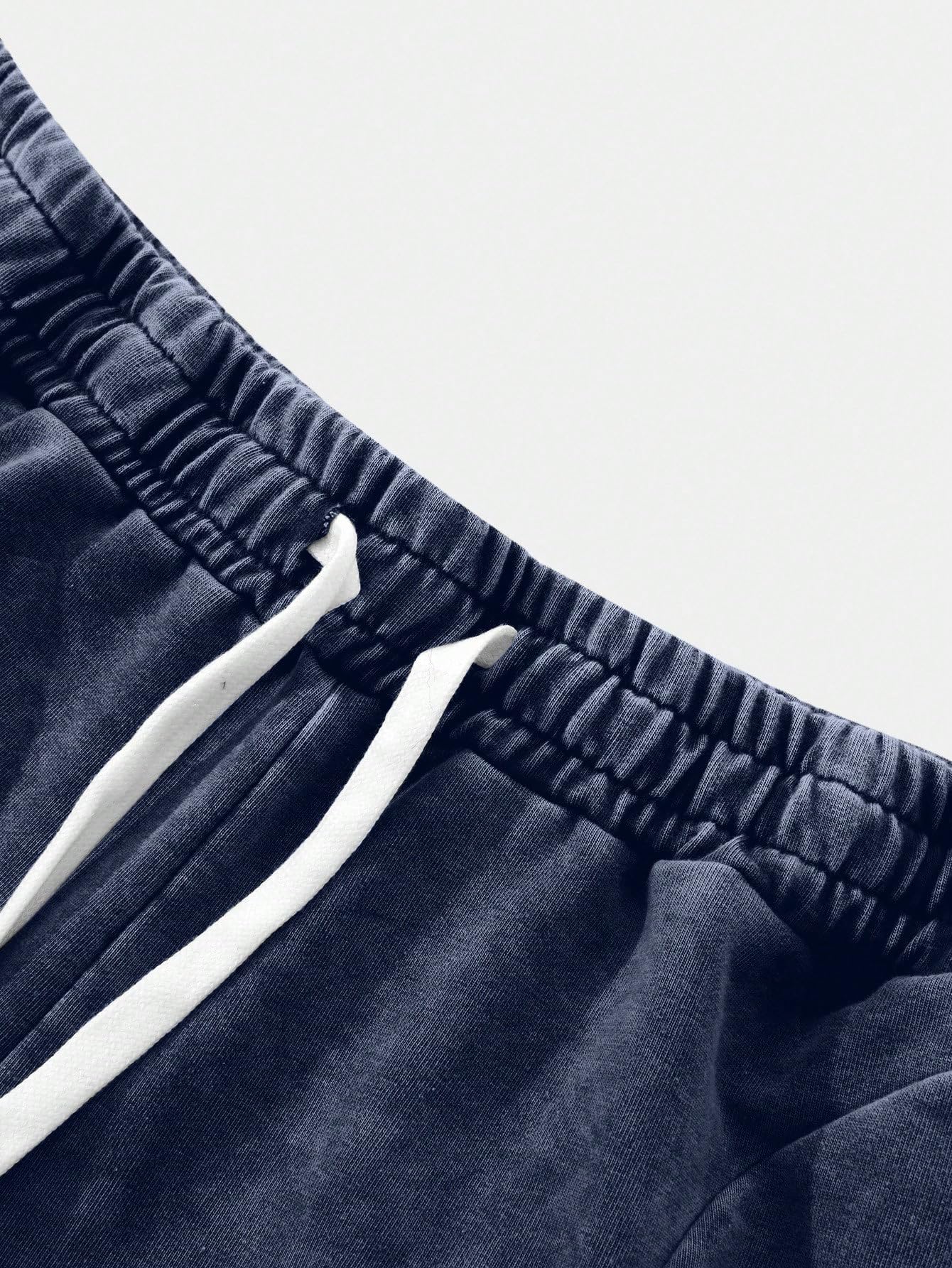 SOLY HUX Men's Y2k Baggy Sweatpants Straight Leg Drawstring Elastic Waist Hip Hop Casual Pants Streetwear