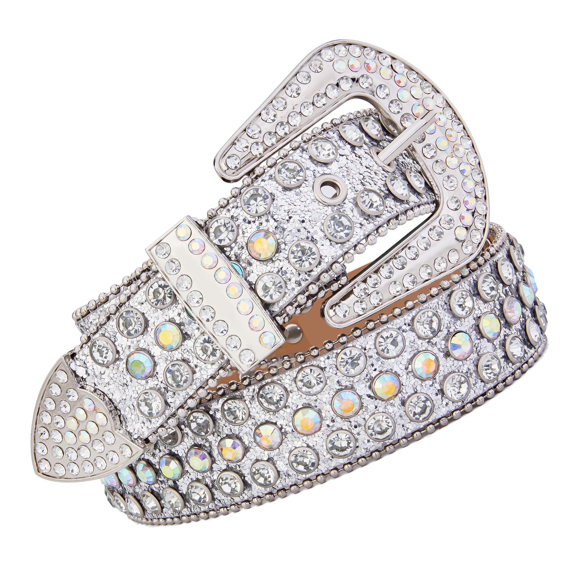 Studded Rhinestone Belts For Men Women Luxury BB Belt Y2K Bling Design Leather Shiny Diamond Christmas Gifts Belt