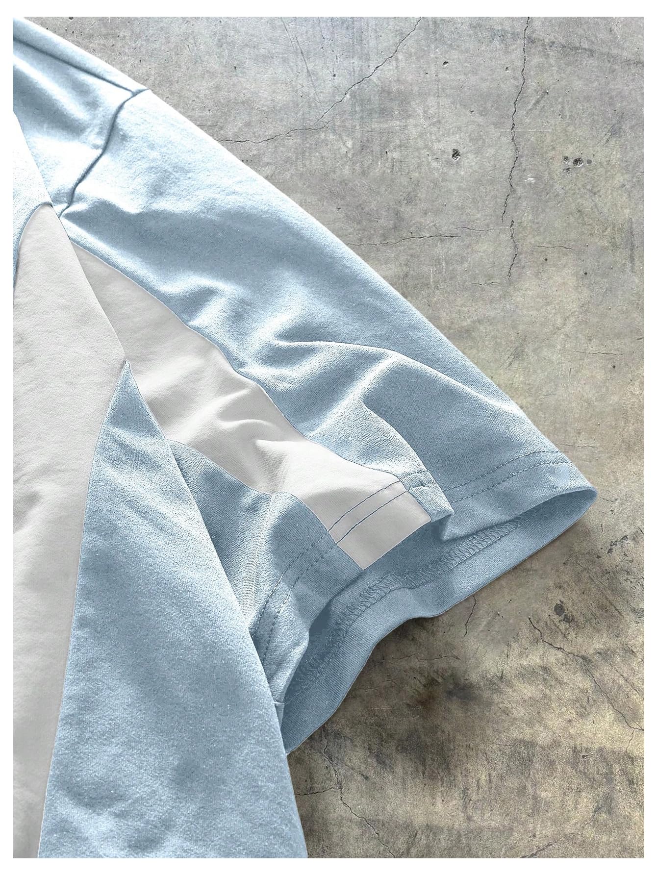 SOLY HUX Men's Short Sleeve T Shirts Streetwear Color Block Graphic Tees Unisex Casual Summer Tops