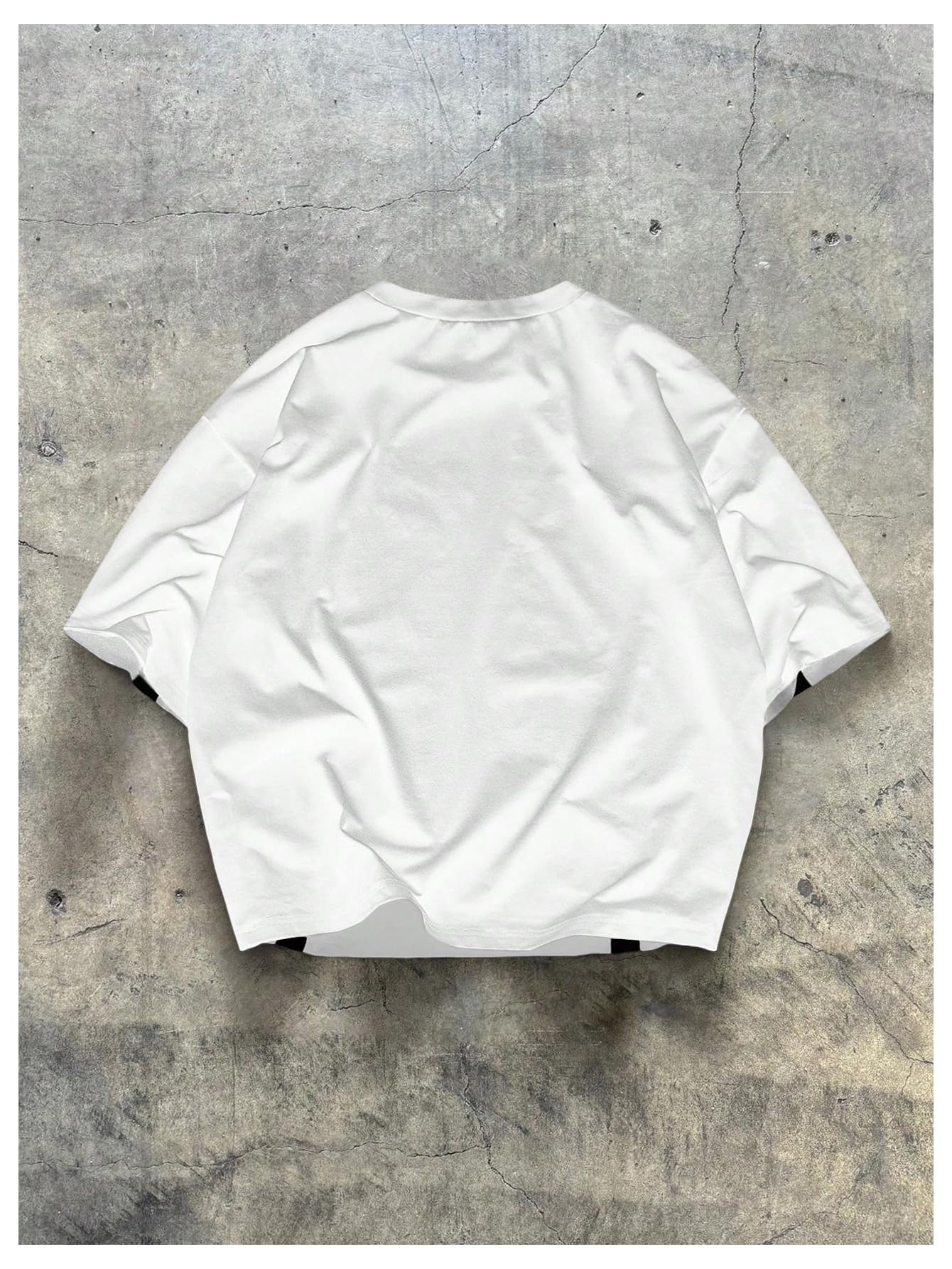 SOLY HUX Men's Short Sleeve T Shirts Streetwear Color Block Graphic Tees Unisex Casual Summer Tops