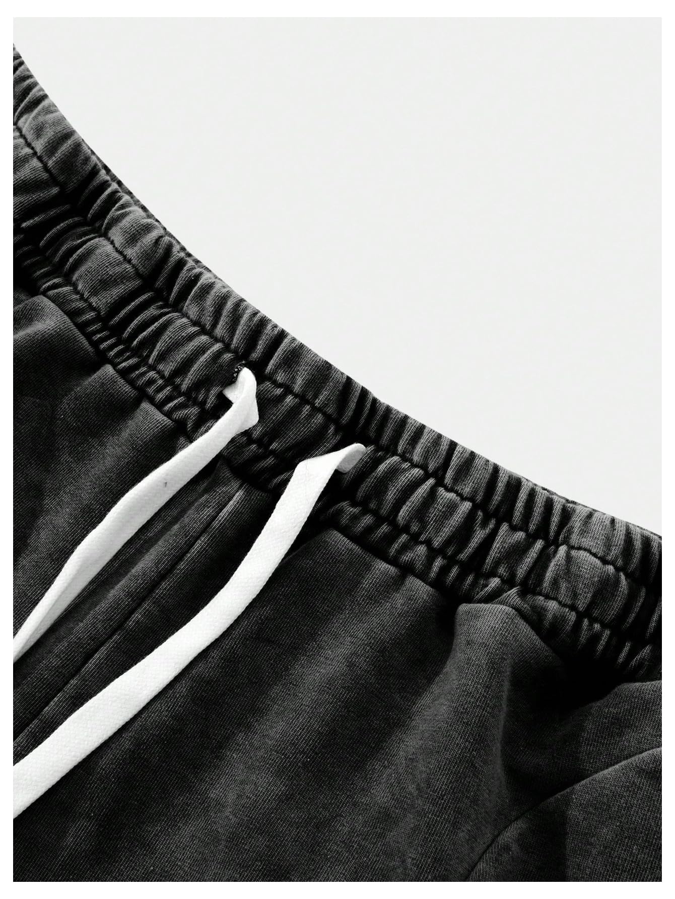 SOLY HUX Men's Y2k Baggy Sweatpants Straight Leg Drawstring Elastic Waist Hip Hop Casual Pants Streetwear